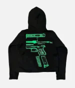 In Glock We Trust Hoodie Green (1)