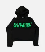 In Glock We Trust Hoodie Green (2)