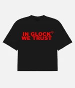 In Glock We Trust Oversized T Shirt BlackRed (2)