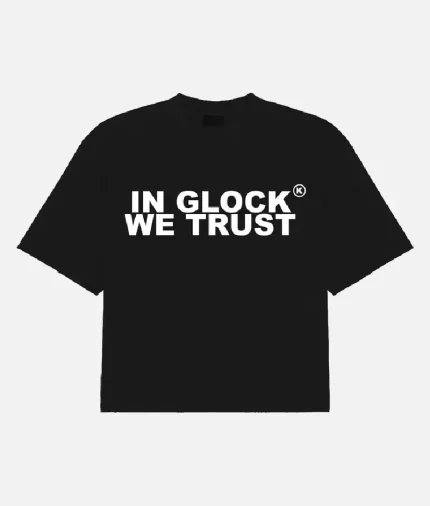 In Glock We Trust Oversized T Shirt BlackWhite (2)