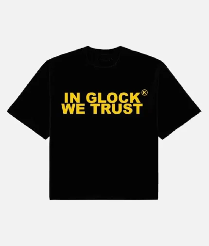 In Glock We Trust Oversized T Shirt BlackYellow (2)