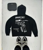 In Glock We Trust Zip Up Hoodie Black (1)
