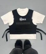 In Glock We Trust Tactical Vest Tee (White) (4)