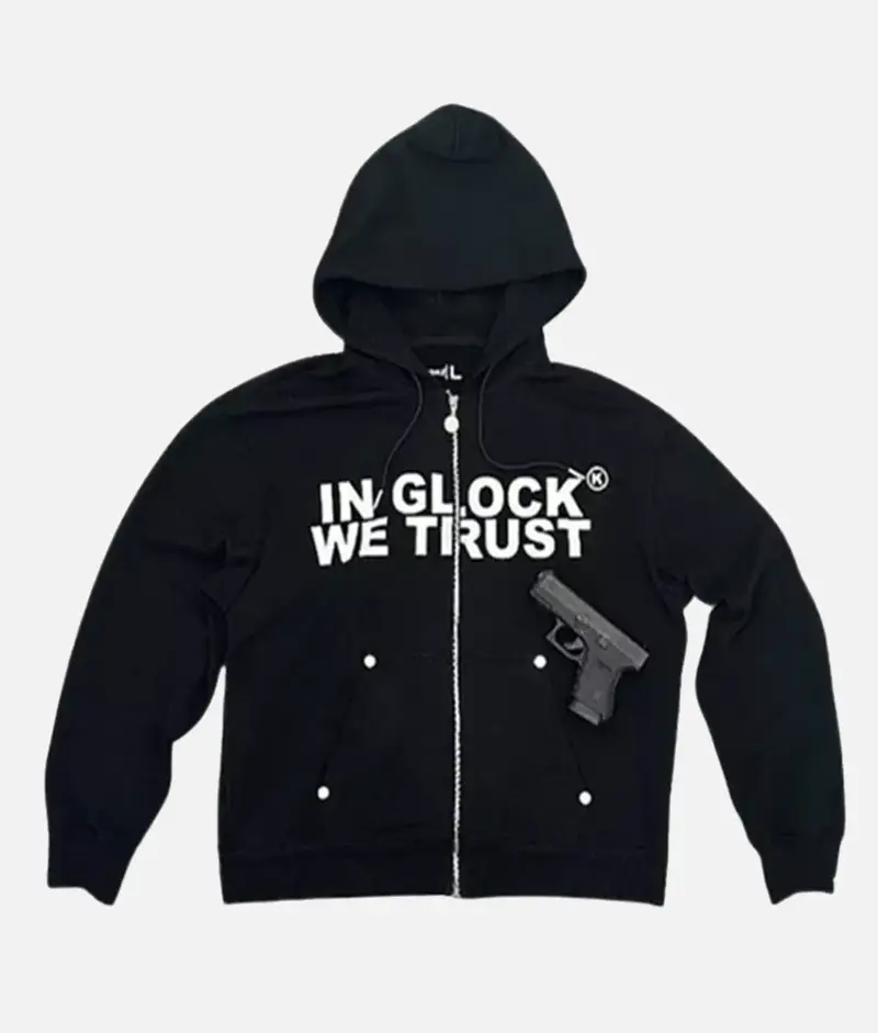 In Glock We Trust Zip Up Hoodie (1) In Glock We Trust Zip Up Hoodie (1)