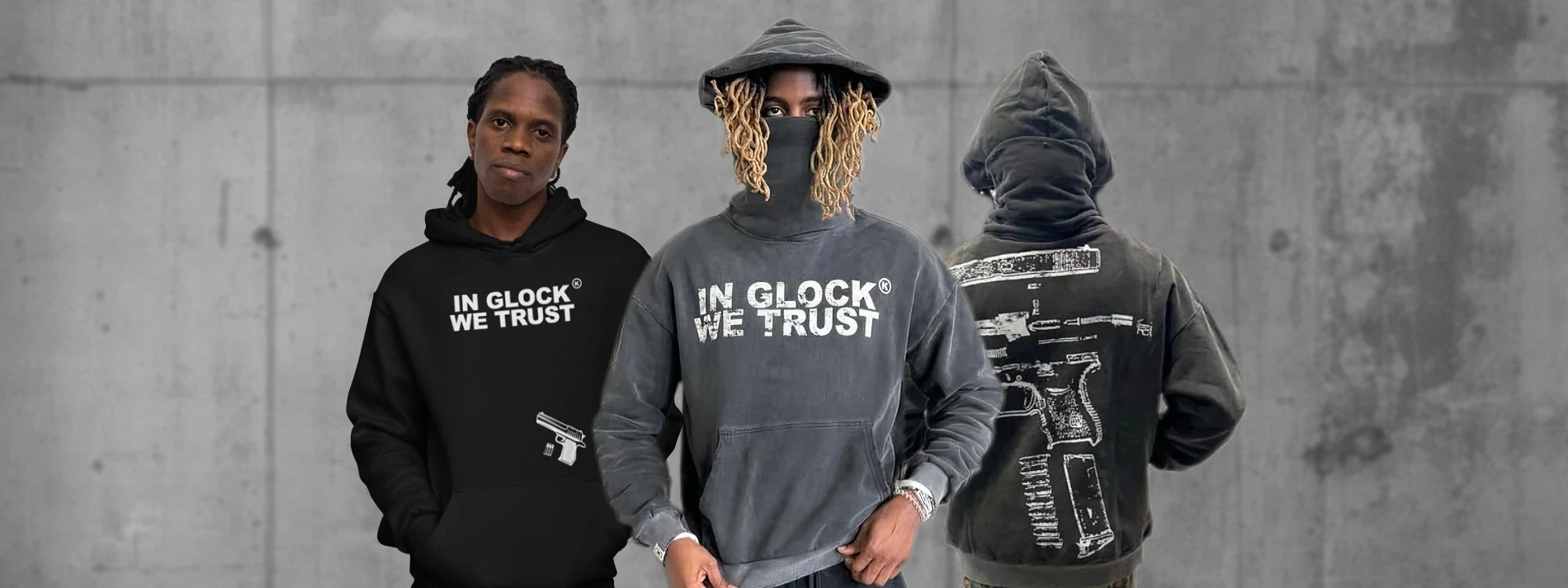 In Glock We Trust clothing