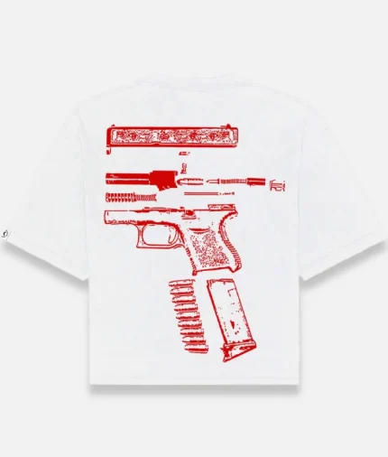 No Weapon Formed Oversized Tee (Red) (1)