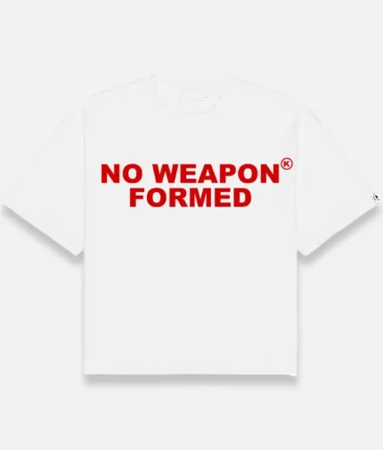 No Weapon Formed Oversized Tee (Red) (2)