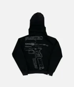In Glock We Trust Neck Mask Hoodie Black (1)