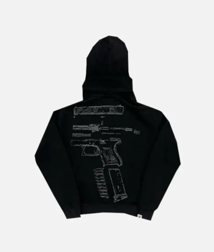 In Glock We Trust Neck Mask Hoodie Black (1)
