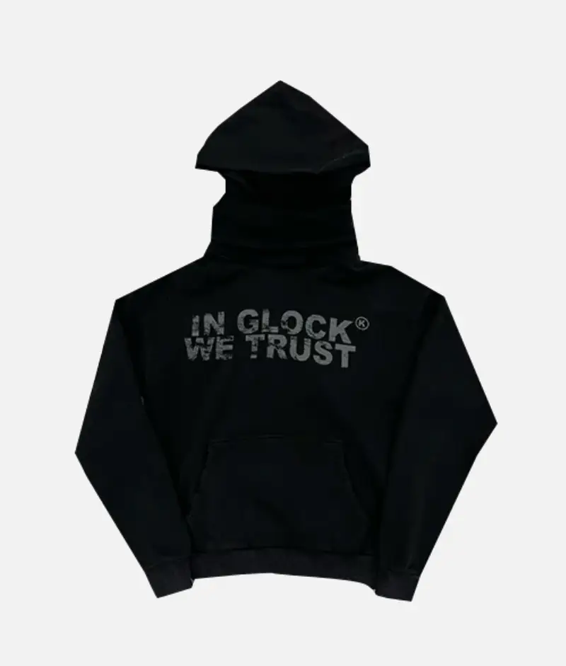 In Glock We Trust Neck Mask Hoodie Black (2) In Glock We Trust Neck Mask Hoodie Black (2)
