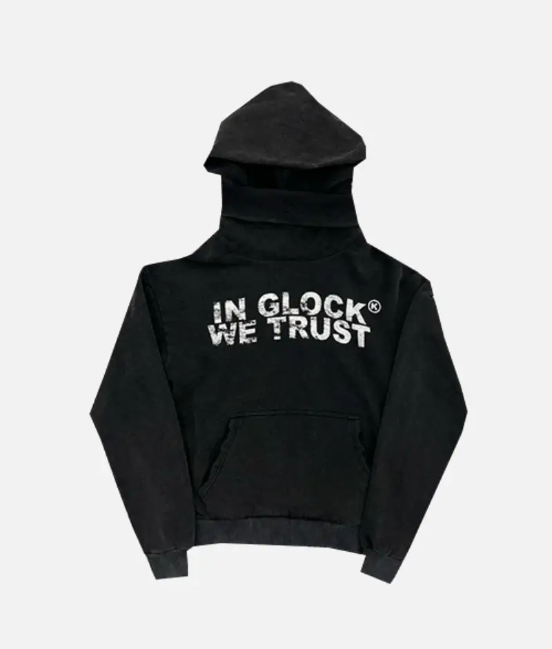 In Glock We Trust Neck Mask Hoodie BlackWhite (1) In Glock We Trust Neck Mask Hoodie BlackWhite (1)
