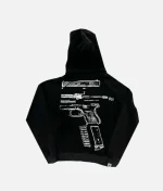 In Glock We Trust Neck Mask Hoodie BlackWhite (2)