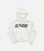 In Glock We Trust Neck Mask Hoodie White (2)