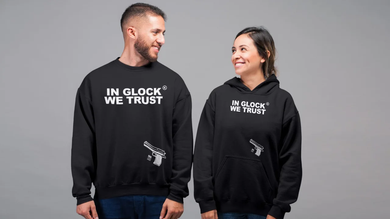 In Glock We Trust hoodie