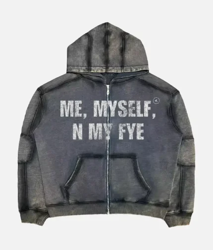 (New 2025) “ME MYSELF N MY FYE” ACID ZIP UP (2)